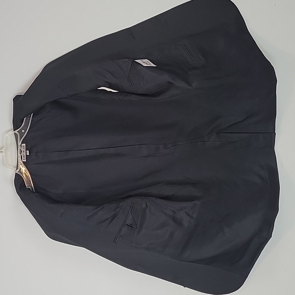 EXPRESS Photographer black Slim Fit Sport Coat Suit Jacket 38R - Picture 2 of 7